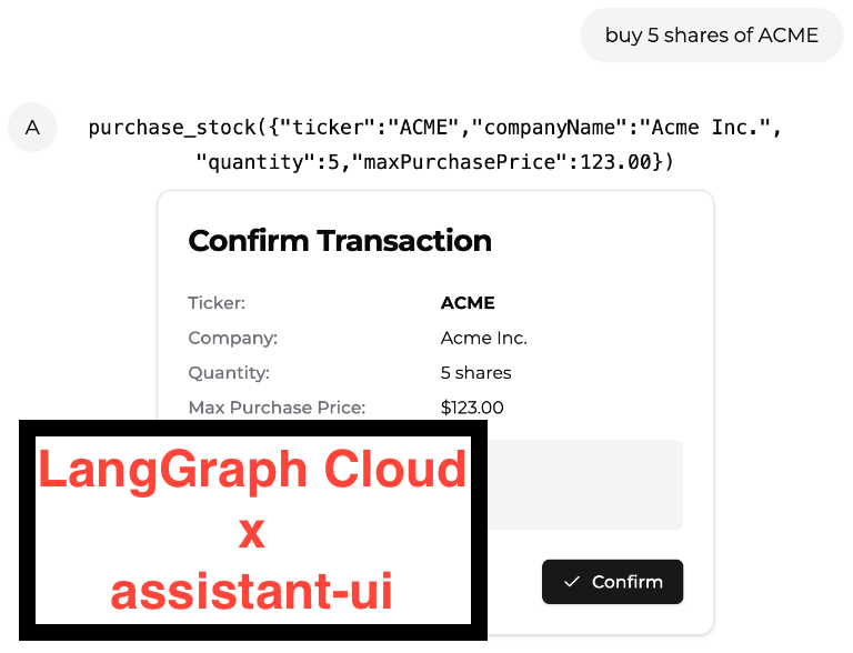 使用LangGraph和assistant-ui构建有状态的对话式AI代理